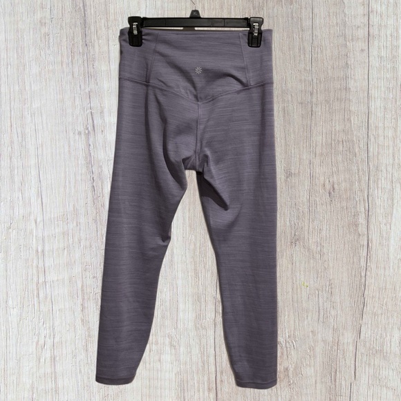 Athleta Elation Space Dye 7/8 Tight Leggings Violet High Rise - Picture 2 of 13
